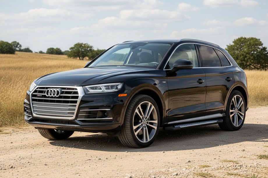 Audi Q5 2017–2025 Side steps Allmond Grey (set van 2, aluminium) Image