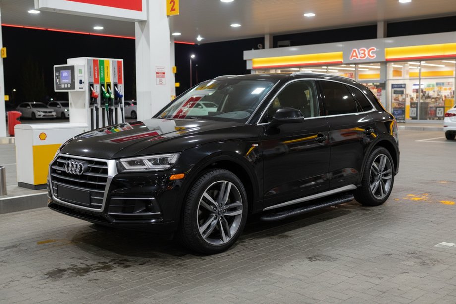 Audi Q5 2017–2025 Bosphorus Black side steps (2 st., aluminium) Image
