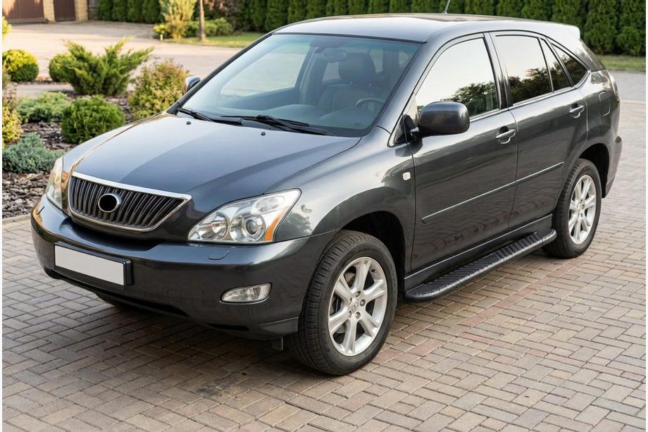Lexus RX 2003–2009 Bosphorus Black side steps (2 st., aluminium) Image