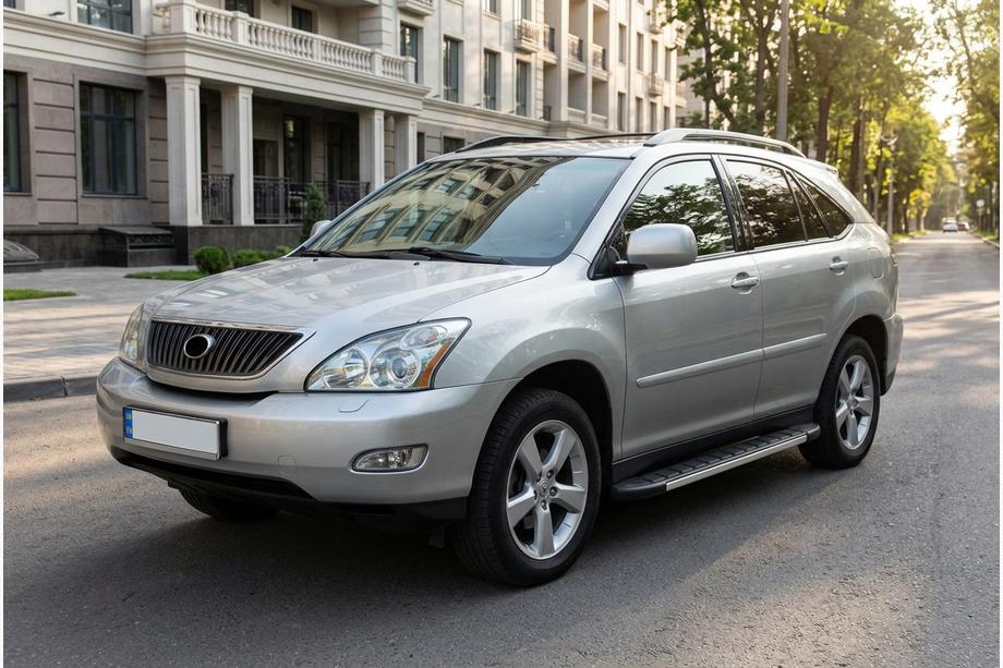 Lexus RX 2003–2009 Duru side steps (2 stuks, aluminium) Image