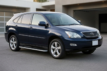 Lexus RX 2003–2009 Side steps Tayga Grey (2 stuks, aluminium) foto 1