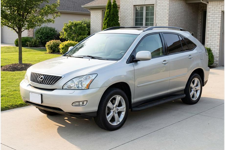 Lexus RX 2003–2009 Tayga Black zijtreden (set van 2, aluminium) Image