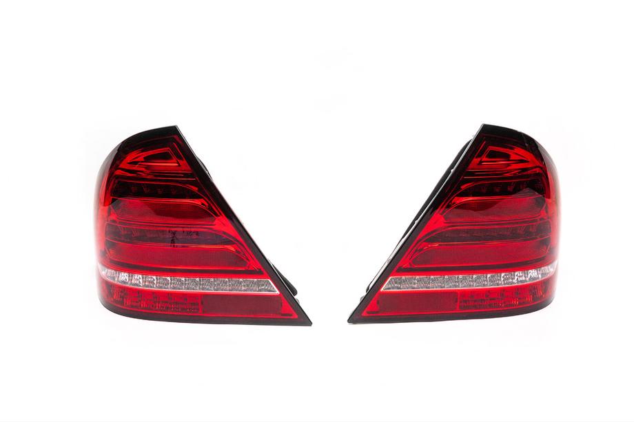 Mercedes C-Klasse W203 2000–2007 LED-achterremlichten (2 st.) Foto 3