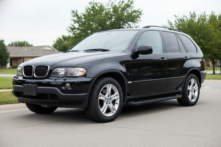 BMW X5 E53 1999–2006 Allmond Black side steps (2 stuks, aluminium) Image