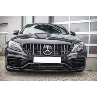 Voorgrille Panamericana GT (voor originele C63 AMG) Mercedes C-klasse W205 2014–2021 foto 1