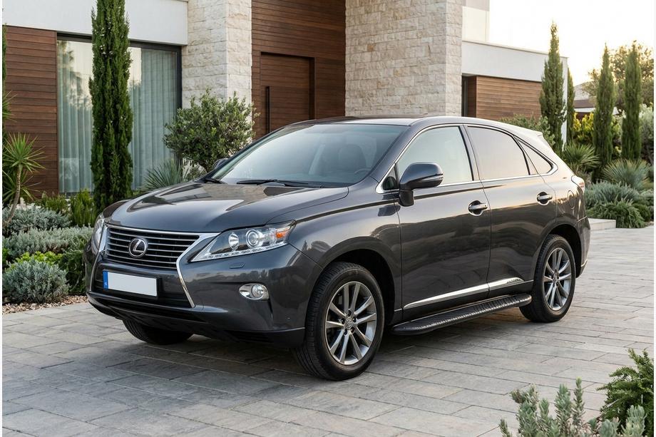 Lexus RX 2009–2015 Bosphorus Black side steps (2 stuks, aluminium) Image