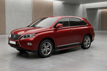 Lexus RX 2009–2015 Zijtreden Maya Red (2 stuks, aluminium) foto 1