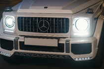 Mercedes G-klasse W463 1990–2018 Voorgrille (GT Panamericana, zonder chroom) foto 8
