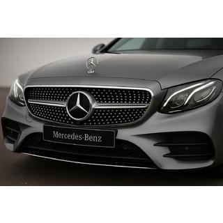 Voorgrille Diamond Silver (voor Avantgarde/AMG-Line/E43 AMG/E53 AMG 2016-2020) Mercedes E-сlass W213 2016–2023 foto 1