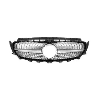 Voorgrille Diamond Silver (voor Avantgarde/AMG-Line/E43 AMG/E53 AMG 2016-2020) foto 2