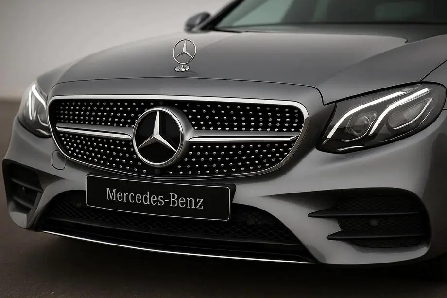 Mercedes E-class W213 2016–2023 Voorgrille Diamond Silver (voor Avantgarde/AMG-Line/E43 AMG/E53 AMG 2016-2020) Foto 1