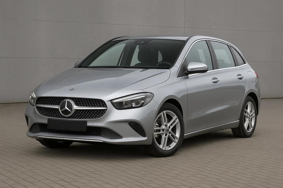Mercedes B-Klasse W247 2019– Voorgrille Diamond Silver (voor Base) Image