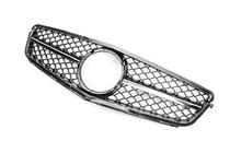Mercedes C-klasse W204 2007–2015 AMG Silver voorgrille foto 3