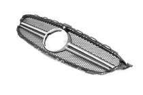Mercedes C-klasse W205 2014–2021 AMG Silver voorgrille (voor Avantgarde/AMG-Line/C43 AMG) foto 6