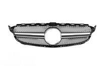 Mercedes C-klasse W205 2014–2021 AMG Silver voorgrille (voor Avantgarde/AMG-Line/C43 AMG) foto 7