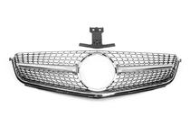 Mercedes C-klasse W204 2007–2015 Voorgrille Diamond Silver (voor C63) foto 1