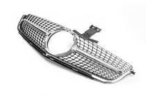Mercedes C-klasse W204 2007–2015 Voorgrille Diamond Silver (voor C63) foto 3