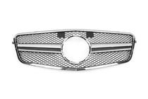 Mercedes E-klasse W212 2009–2016 AMG Silver voorgrille (2009-2012) foto 2