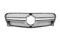 Mercedes GLA X156 2014–2019 AMG Silver voorgrille (2014-2016) foto 3