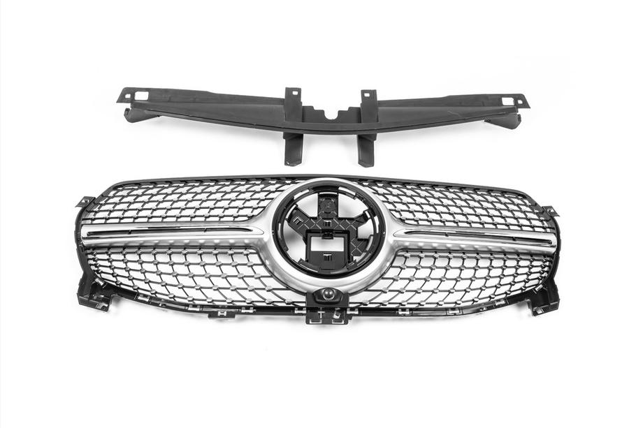 Mercedes GLE W167 2018– Voorgrille Diamond Silver (voor Base 2018-2023) Image