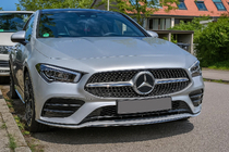 Mercedes CLA C118 2019– Voorgrille Diamond Silver (voor 2019-2022) foto 1