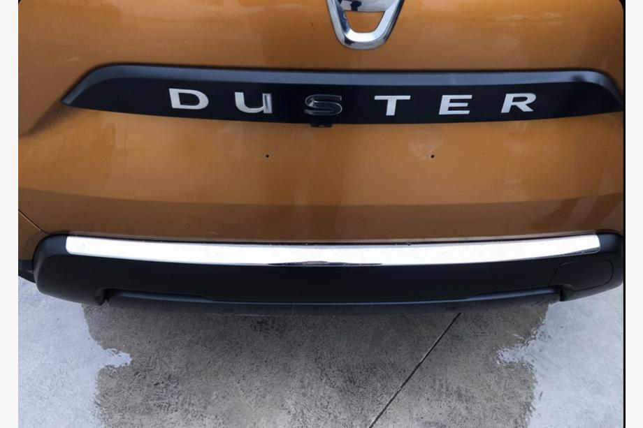 Dacia Duster 2018–2024 Achterbumperbeschermer Carmos V2 (roestvrij staal) Image
