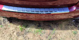Mercedes A-class W169 2004–2012 RVS sierlijst voor achterbumper Carmos (RVS) foto 2