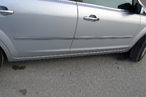 Ford C-Max 2004–2010 Deur sierlijst (set 4 stuks, RVS) Carmos - Turks staal foto 1