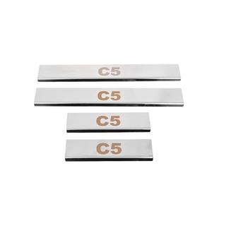 Carmos V1 instaplijsten (4 stuks, RVS) Citroen C-5 2008–2017 foto 1