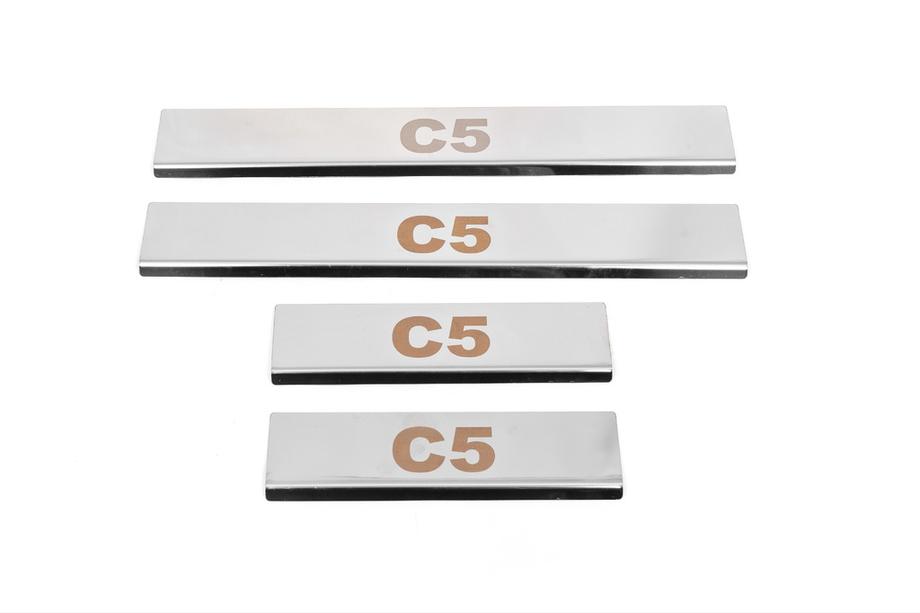 Citroen C-5 2008–2017 Carmos V1 instaplijsten (4 stuks, RVS) Image