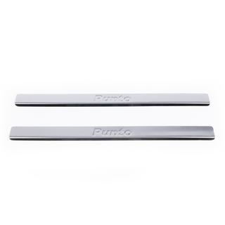 Dorpellijsten Carmos V2 (2 stuks, RVS) Fiat Punto Grande/EVO 2006–2018 foto 2