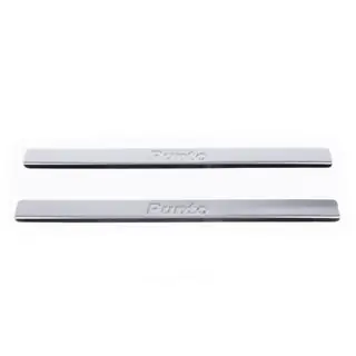 Dorpellijsten Carmos V2 (2 stuks, RVS) Fiat Punto Grande/EVO 2006–2018 foto 2