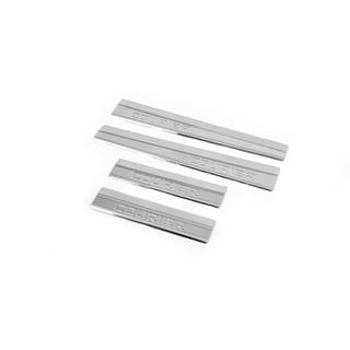 Carmos V1 RVS instaplijsten (set 4 stuks)