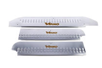Mercedes Viano 2004–2014 Interieur dorpellijsten Carmos V1 (RVS) Set van 4 stuks, Carmos – Turks staal foto 2