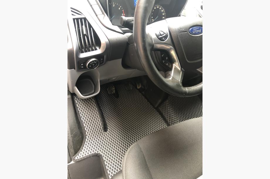 Ford Custom 2013–2022 EVA automatten (voor, zwart) Foto 2