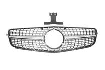 Mercedes C-klasse W204 2007–2015 Voorgrille Diamond Silver foto 2