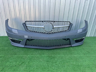 Mercedes C-klasse W204 2007–2015 Voorgrille Diamond Silver foto 8