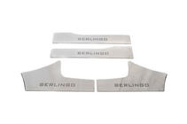 Citroen Berlingo 2008–2018 Instaplijsten voor binnendorpels Carmos (RVS) 3 stuks, Carmos - Turks roestvrij staal foto 2