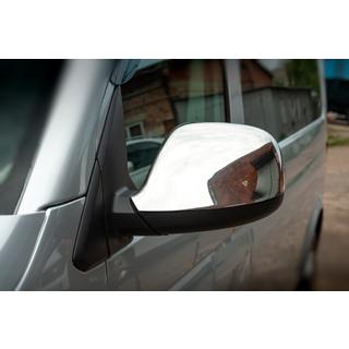 Spiegelkappen (2 stuks, roestvrij staal) Volkswagen T6 2015–2024 foto 3
