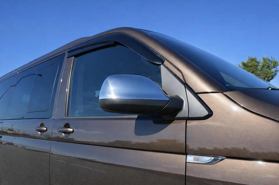 Volkswagen T6 2015–2024 Spiegelkappen (2 stuks, roestvrij staal) OmsaLine - Italiaans roestvrij staal Image