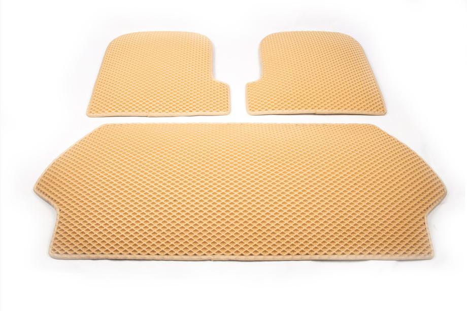 Volvo XC90 2002–2014 Kofferbakmat 3-delig (EVA, beige) Foto 2