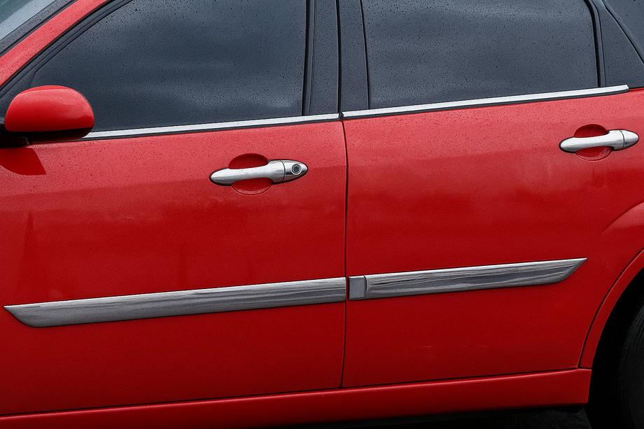Ford Focus I 1998–2005 RVS deurgreep covers (4 stuks) Carmos - Turks staal Image