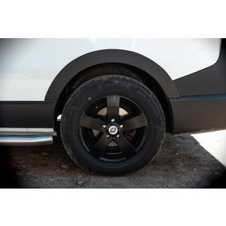 Wielkastrandlijsten (6 stuks, zwart, ABS) Renault Trafic 2015– foto 4