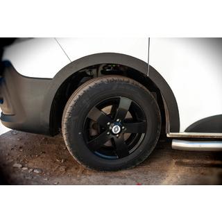 Wielkastrandlijsten (6 stuks, zwart, ABS) Nissan NV300/Primastar 2016– foto 1