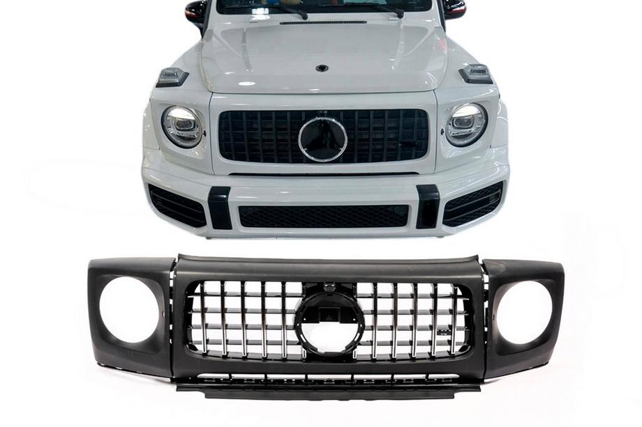 Mercedes G-Klasse W463 2018–2024 Grille en koplampranden voor G63 Foto 1