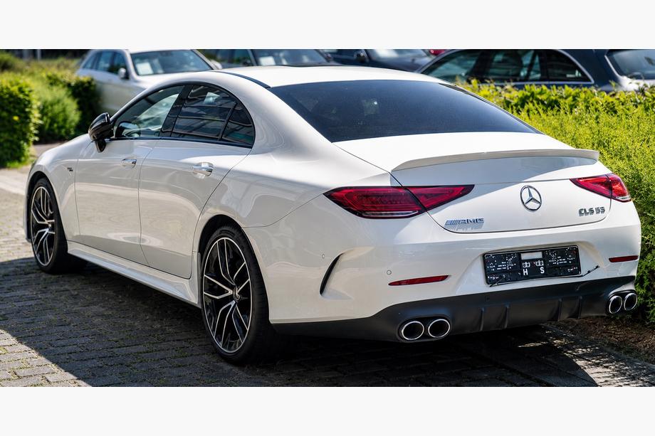 Mercedes CLS C257 2018– Achterdiffuser met uitlaattips (GT53-design) Image