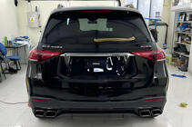 Mercedes GLE W167 2018– Achterdiffuser met uitlaattips GLE63 Black (2018-2026) foto 2