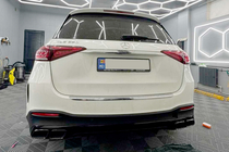 Mercedes GLE W167 2018– Achterdiffuser met uitlaattips GLE63 Black (2018-2026) foto 4