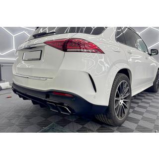 Achterdiffuser met uitlaattips GLE63 Black (2018-2026) foto 1