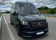 Mercedes Sprinter W907/W910 2018– Voorgrille Panamericana GT Chrome Premium V1 Met frame foto 9